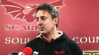 Scarlets v Connacht post match [upl. by O'Reilly]