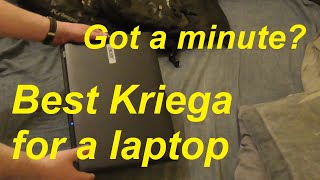 Got A Minute Kriega Bag For Laptop [upl. by Miki874]