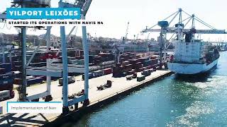 YILPORT Leixões Started its Operations with NAVIS N4 [upl. by Hgielyak]