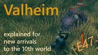 Valheim  Explaining the 10th world while playing solo  E047 [upl. by Patsis]