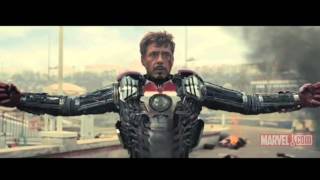 Iron Man Mark 5 Suit Up  With Slowmotion [upl. by Valenta431]