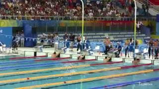 Raw Footage Michael Phelps Wins Record Breaking 8th Gold Medal  Beijing 2008 Olympics [upl. by Damick459]