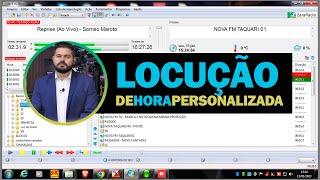 LOCUÇÃO DE HORA PERSONALIZADO PARA ZARADIO  BAIXAR [upl. by Blank]