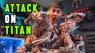 Attack on Titan Statue Unboxing by Figurama Collectors [upl. by Levan]