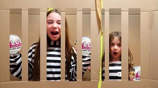 24 Hours In Box Fort Jail Challenge  Game Master 24 Hour Challenge [upl. by Sturrock]