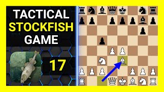 Tactical Stockfish 17 Chess Game Pterodactyl Defense Eastern Anhanguera [upl. by Primrose]