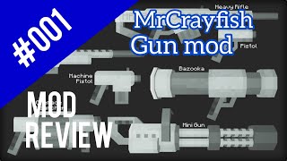 MrCrayfish gun mod review en español  Mods 001 [upl. by Arriaes]