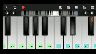 Patashala song in walk band tutorial in piano [upl. by Eralc]