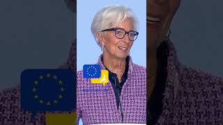 ECBs Lagarde predicts inflation to hit 2 target next year [upl. by Solly]