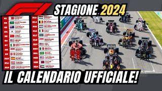 Il CALENDARIO di F1 2024 [upl. by Tandie809]