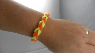 Häkeln  Armband  LoomLook mit Wolle [upl. by Lled]