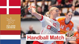 Denmark Vs Netherlands handball Womens Golden League 2024 [upl. by Haraz]