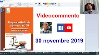 Piano Anticorruzione 2019  Quaderno ANCI videocommentato 30112019 [upl. by Gerardo836]