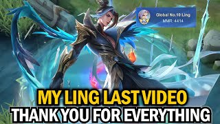 MY LING LAST VIDEO [upl. by Auhs]