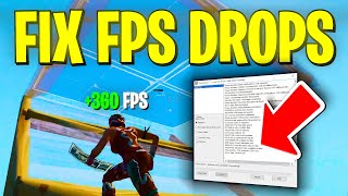 How To Fix STUTTERS FPS Drops amp Freezes In Fortnite Chapter 4 🚀 Full Optimization Guide [upl. by Ladd453]