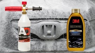 Snow Foam Lance Test  3M Car Wash Soap Gold Series 79001 [upl. by Dualc]