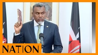 Noordin Haji sworn in as NIS Director General [upl. by Tilda702]