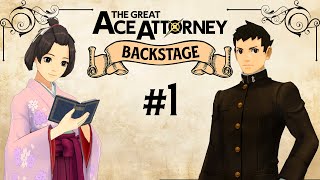 Settling In  The Great Ace Attorney Backstage 1 objectionlol [upl. by Adnerol900]