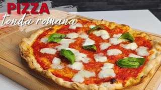 PIZZA tonda romana nel forno di casa  Scrocchiarella [upl. by Oninotna967]