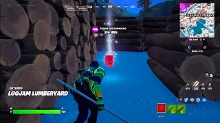 Fortnite  Collect Omni Chips At Logjam Lumberyard ALL Locations Omni Sword Challenges [upl. by Pearson]