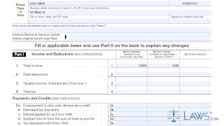 Form 1120X Amended Corporation Income Tax Return [upl. by Jillene]