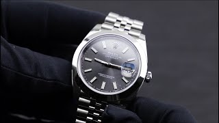 Rolex Datejust 41 126300 Rhodium Dial Unboxing amp Presentation [upl. by Soalokin162]