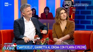 quotSantocieloquot Giannetta al cinema con Ficarra e Picone  La Volta Buona 14122023 [upl. by Inohs]