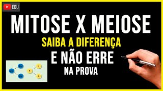 DIFERENÇA ENTRE MITOSE E MEIOSE  Aprenda em 2 minuto Não Erre Nunca na PROVA [upl. by Lindell894]