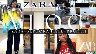 ZARA SALES SHOPPING TIPS FOR CURVY GIRLS  SEPHORA HAUL  SOLO BRUNCH DATE [upl. by Davies921]