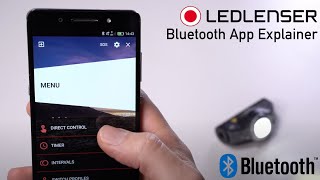 LED Lenser Connect App  Control Your Head Torch Or Work Light From Your Phone via Bluetooth [upl. by Lekcar]