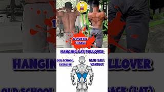 hanging lat pulloversbackworkoutslats backbodybuildingfitnessbodybuilding motivationfitness [upl. by Yelruc321]