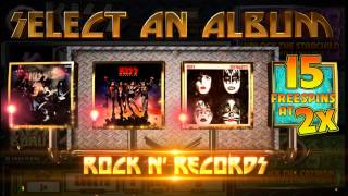 VIDEO Rock N Roll Legends KISS New Slot Game [upl. by Yarb]