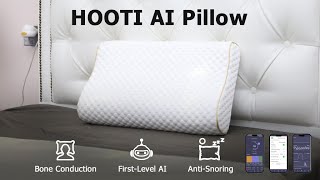 Now on Kickstarter Hooti Next Gen Bone Conduction amp AI AntiSnoring Pillow [upl. by Ysle]