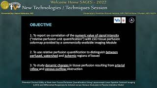 Potential Clinical Utility of Realtime Tissue Perfusion Quantification Using Laparoscopic Laser [upl. by Ihcego244]