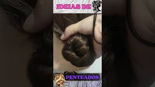 PENTEADOS penteados penteadorapido penteadosparacabelocacheado penteadosimples penteado [upl. by Annayhs]