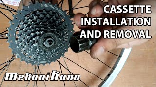 Cassette Cogs Installation and Removal Shimano [upl. by Bilek]