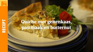 Quiche met geitenkaas pastinaak en butternut [upl. by Ferde517]