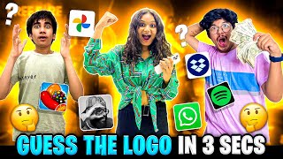 Tsg Jash Vs Tsg Ronish Vs Nidhi 😍 Guess The Logo In 3 Secs 😱 Who Wins   Nidhi Parekh [upl. by Cormack637]