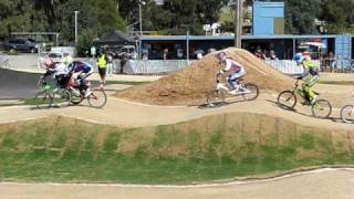 2010 BMX Country Cup Shepparton Pro Open Ladies Final Sunday [upl. by Ettenauq702]