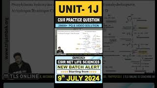 CSIR Practice Question  Unit 1 Molecules and their Interaction Relevant to Biology  Topic J [upl. by Rayshell398]