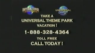 Universal Studios Orlando Resort VHS Commercial 2001 [upl. by Aihcropal]