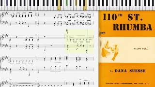 110th Street Rhumba by Dana Suesse 1941 Rumba piano [upl. by Rehtaeh146]