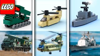 Micro LEGO Military Vehicles  Comparison [upl. by Haugen]