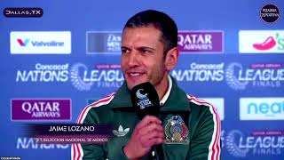 Conferencia de prensa de los Directores técnicos finalistas de la Concacaf Nations League [upl. by Yemiaj436]