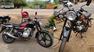 Bike modification Vikrant V15 modifiedBajaj V12 modificationbike modification in tamil [upl. by Beverlee631]