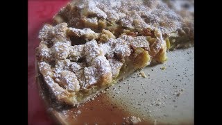 Recette Tarte à la Rhubarbe Super Facile [upl. by Rushing]