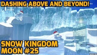 Super Mario Odyssey  Snow Kingdom Moon 25  Dashing Above and Beyond [upl. by Ydnik]