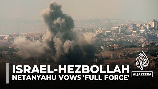 Israel intensifies bombardment of Lebanon No ceasefire with Hezbollah Netanyahu says [upl. by Nahtnaoj599]