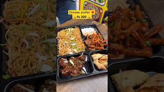 🤤🤤Chinese Platter Rs 200 🤤🤤 food [upl. by Lezlie]