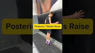 How to perform the posterior tibialis raise💪  workout basketball fitness exercise training [upl. by Aihn]